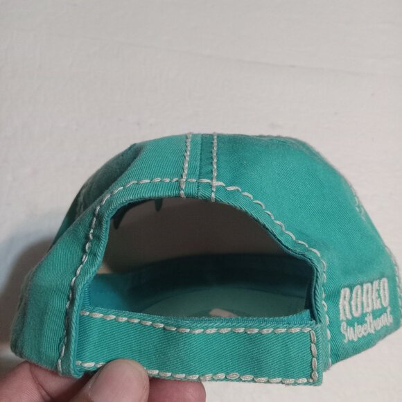 KBETHOS Vintage Women's Rodeo Sweetheart Distressed Western Hat/Cap OSFM - Picture 5 of 7